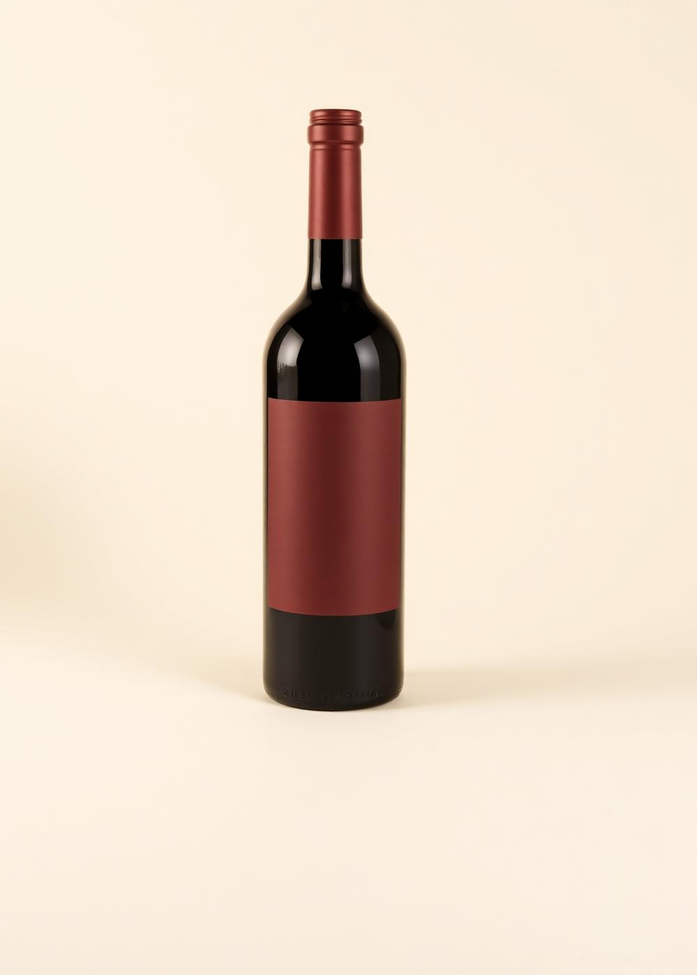 Bottle of Barossa Valley old vine Shiraz